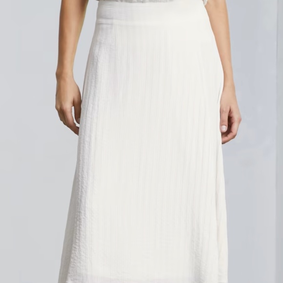 EVERLANE The City Stripe Midi Skirt (New With Tag) - Picture 3 of 10